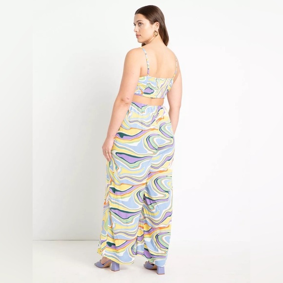 Eloquii Cutout Detail Jumpsuit Coverup - Picture 2 of 5